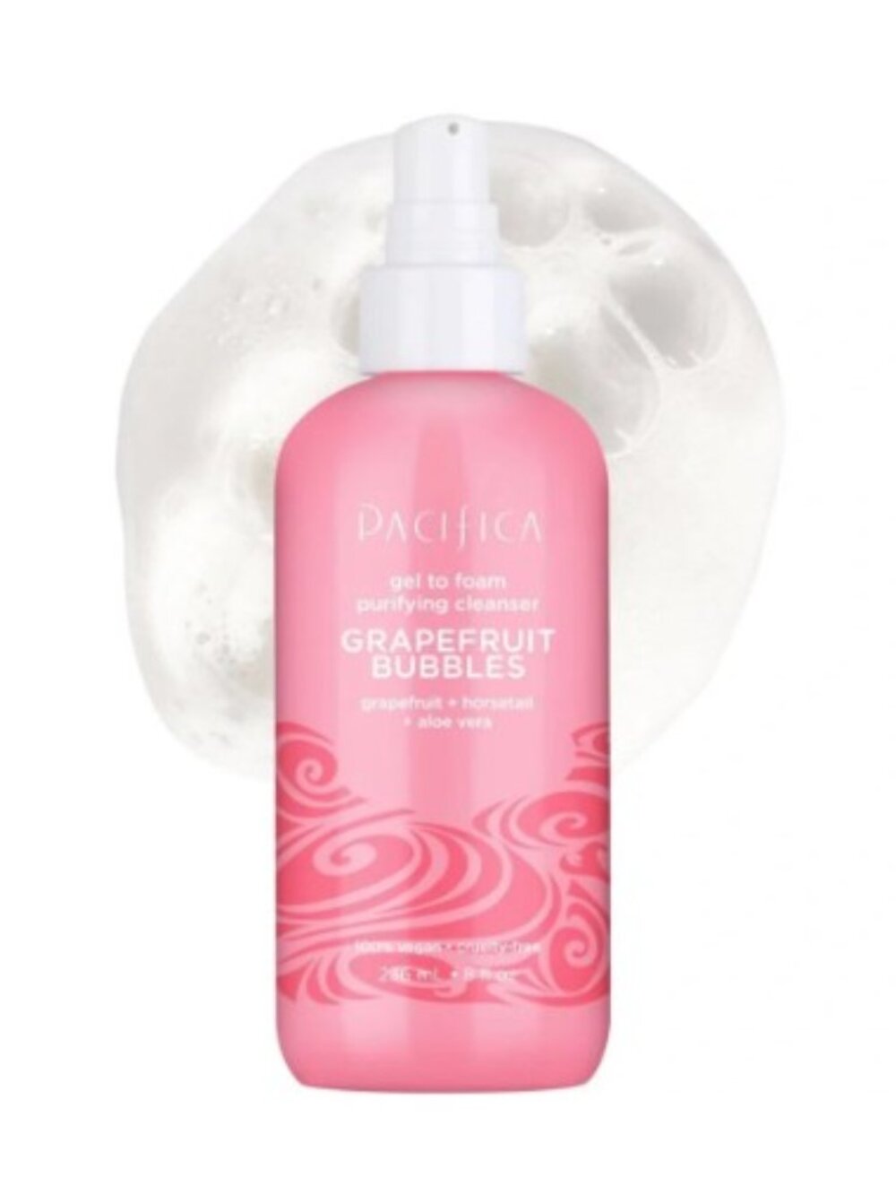 Pacifica Grapefruit Bubbles Gel to Foam Cleanser 8 Fluid Oz